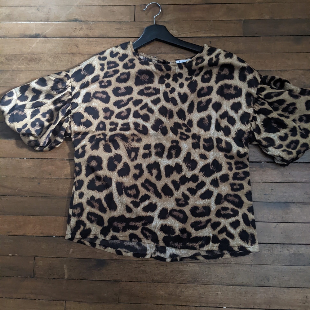 Leopard Print Women's Top